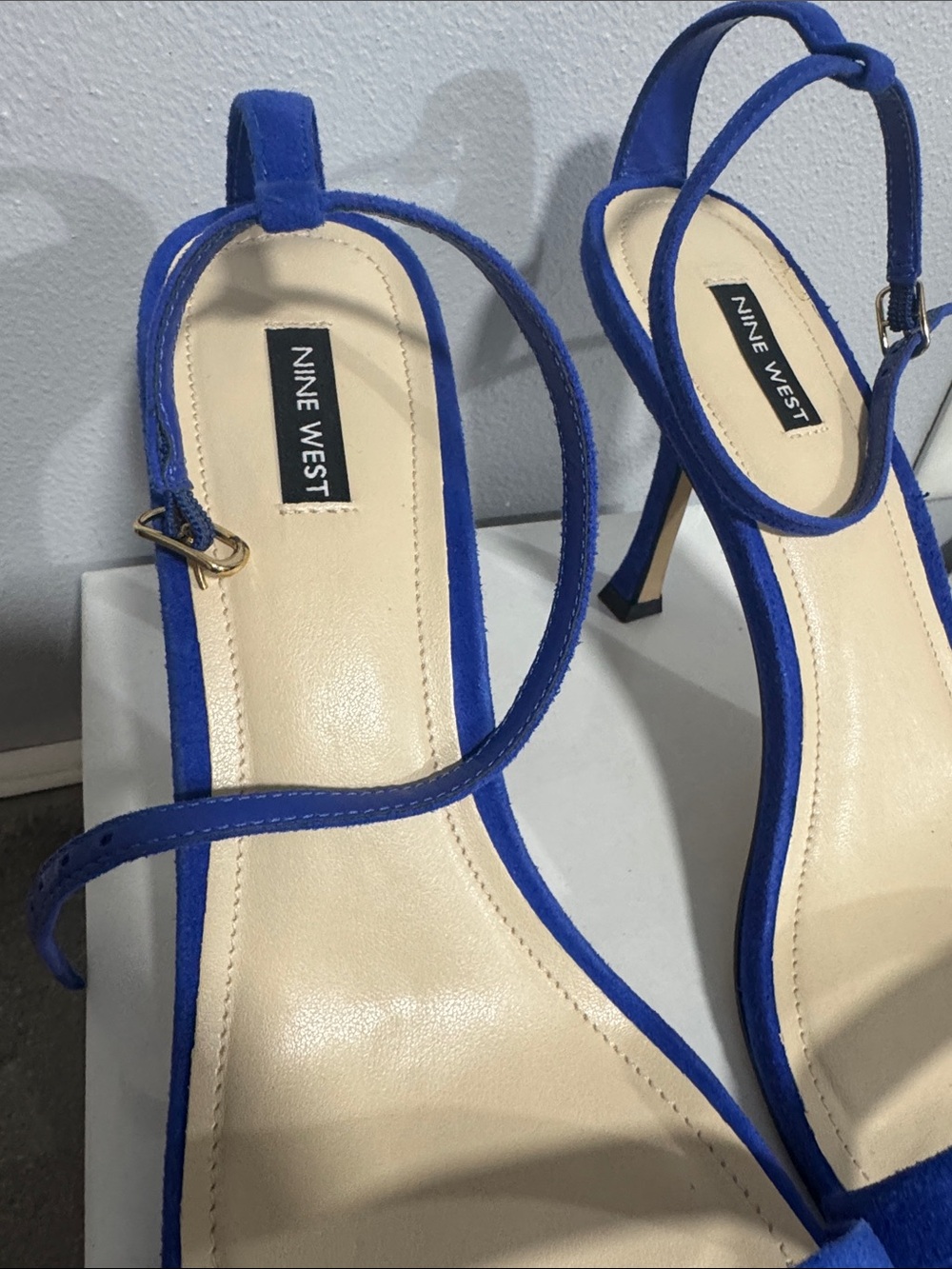 Nine West Yess Heels electric blue size 12 - Picture 5 of 12